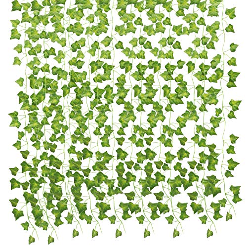 AUERVO Artificial Ivy, Fake Ivy Fake Plants Ivy Garland Artificial Fake