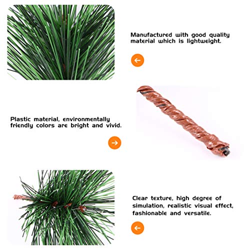 Amosfun 30Pcs Artificial Pine Branches Christmas Pine Needles Fake Pine