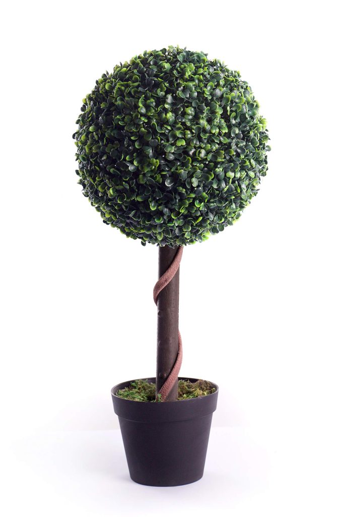 Best Artificial 2ft 60cm Boxwood Ball Buxus Topiary Ball Tree Fake Plants