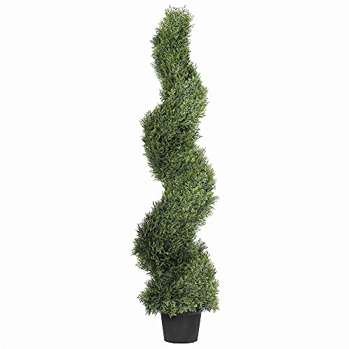 Artificial Eden® Artificial Cypress Topiary Spiral Tree 1.2m (4ft