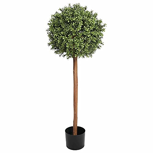 Artificial Buxus (Boxwood) Single Ball Tree 1.2m (4ft) UV resistant