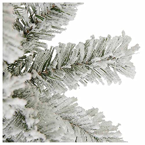 wilko 7 Feet Flocked Fir Artificial Christmas Tree, Snow Flocked Tree