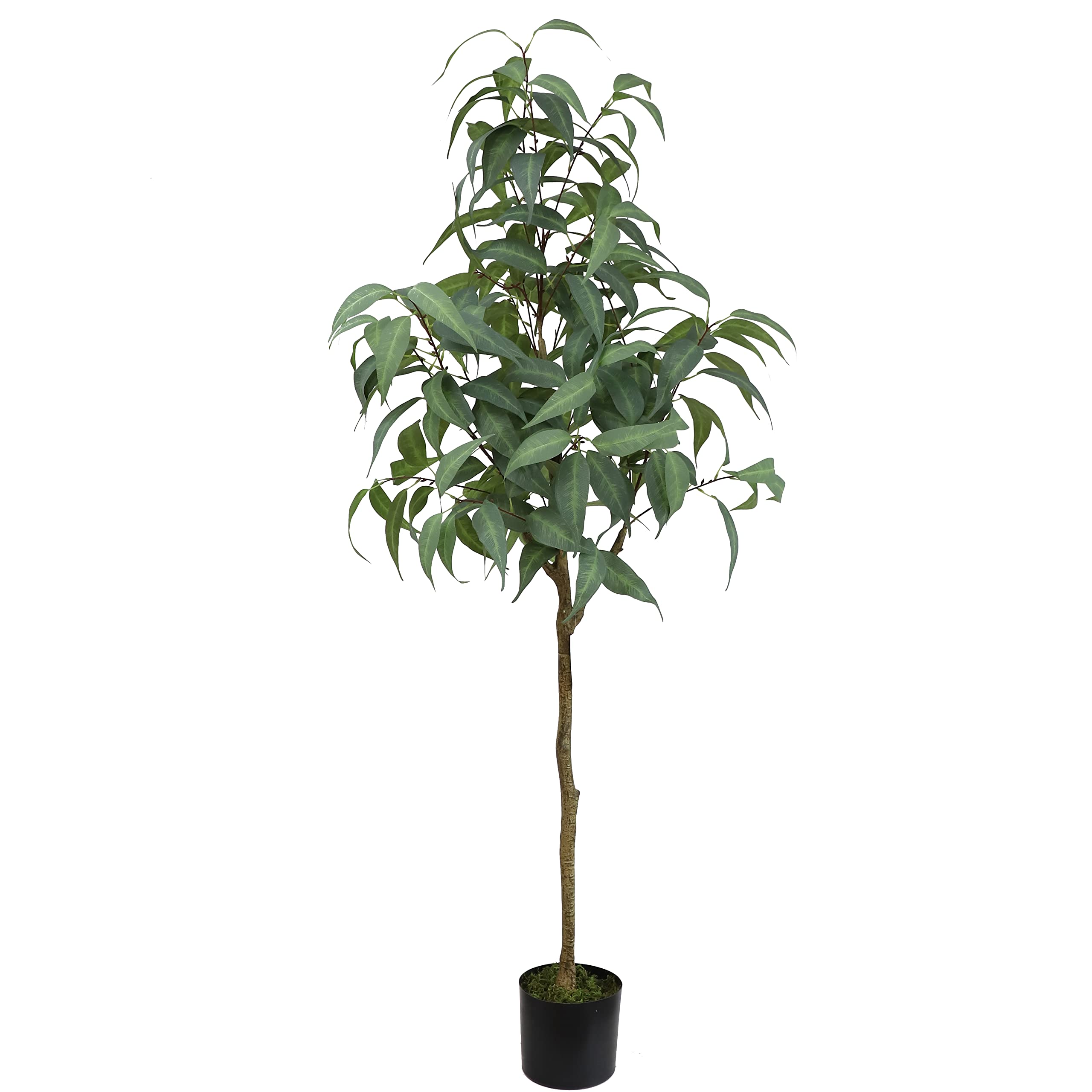 KnockDown Artificial Eucalyptus Tree 5Ft for Home Decor Indoor Outdoor Faux Plant… Fake Plants